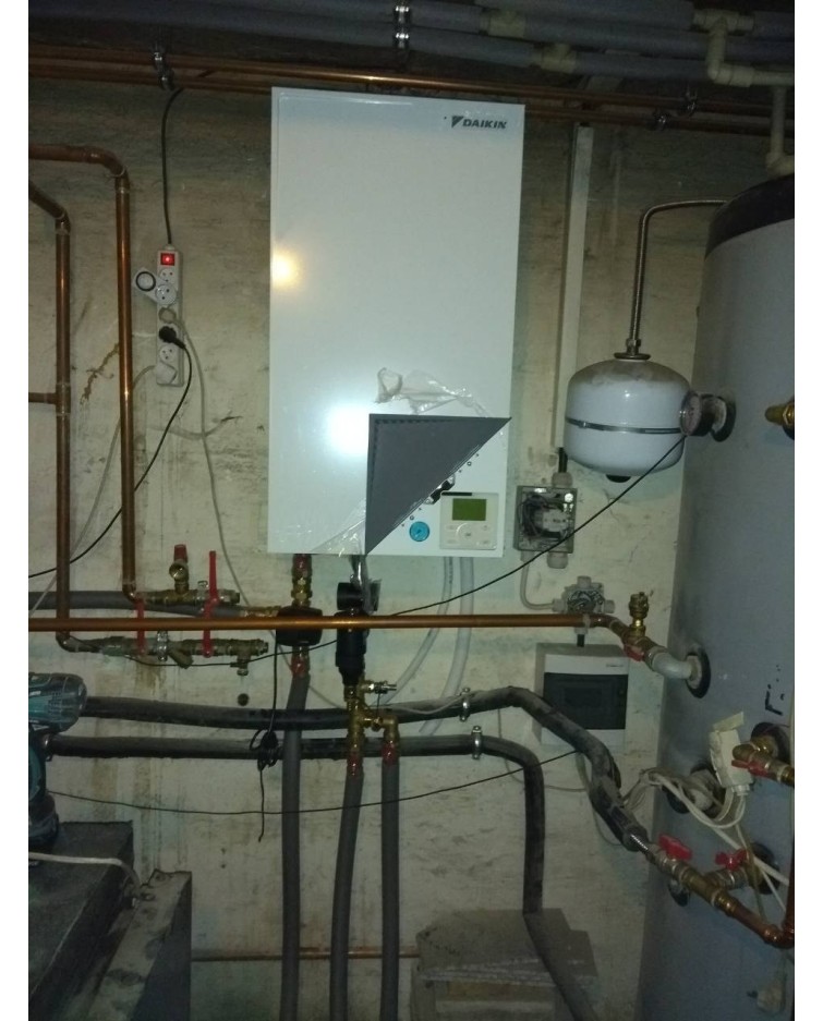Inštalácia tepelného čerpadla Daikin EHBH, Teplička - okres Spišská Nová Ves