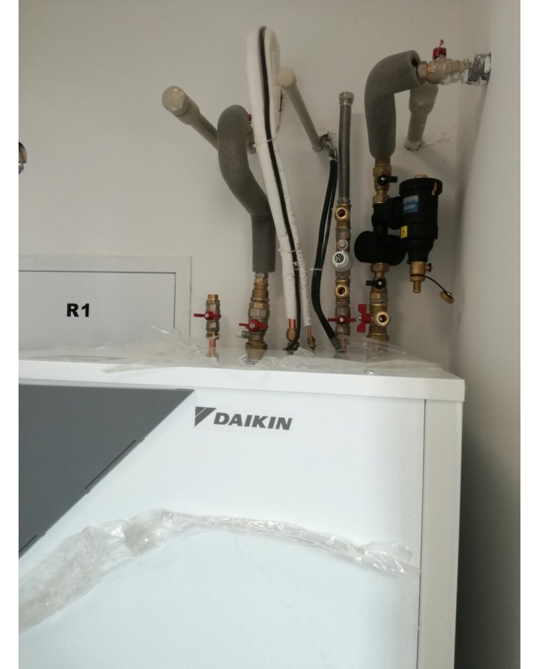 Inštalácia tepelného čerpadla Daikin EHVX, Lipová Alej