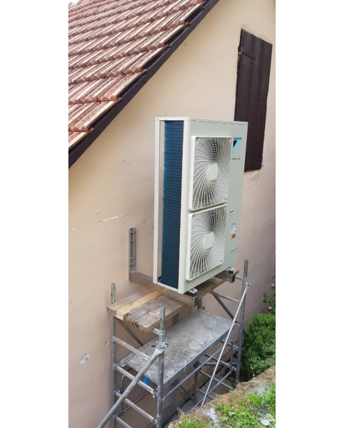 Inštalácia tepelného čerpadla Daikin EHVX, Hlboké n.V