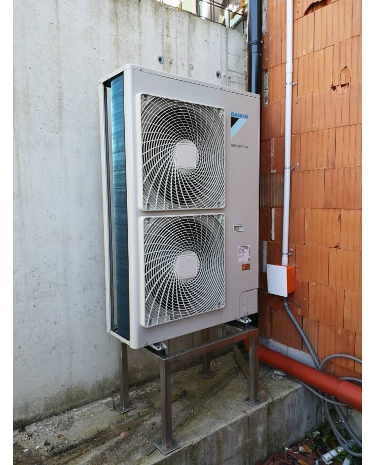 Inštalácia tepelného čerpadla Daikin EHVX, Dlhá nad Oravou