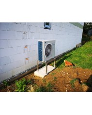 Inštalácia tepelného čerpadla Daikin EHVX, Rosinky, okres Žilina