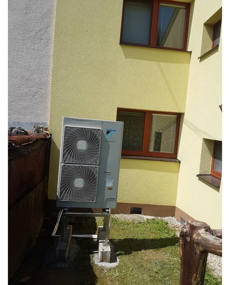 Inštalácia tepelného čerpadla Daikin EHBH, Raková - Okres Čadca