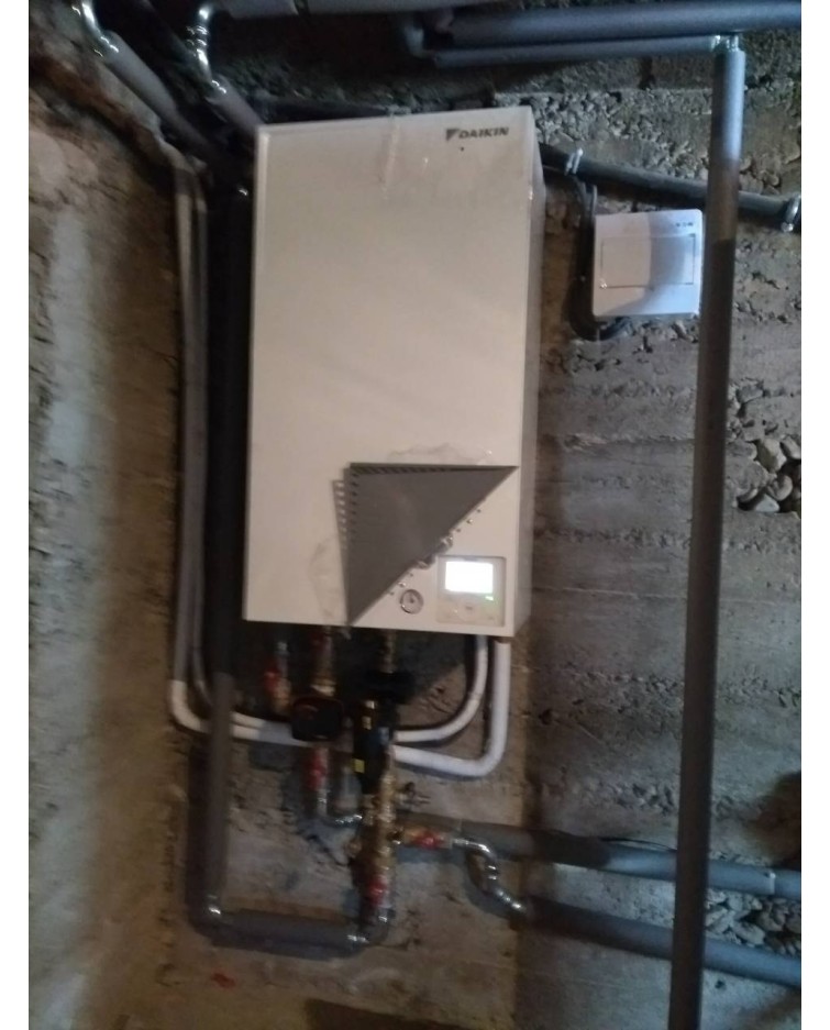 Inštalácia tepelného čerpadla Daikin EHBH, Raková - Okres Čadca