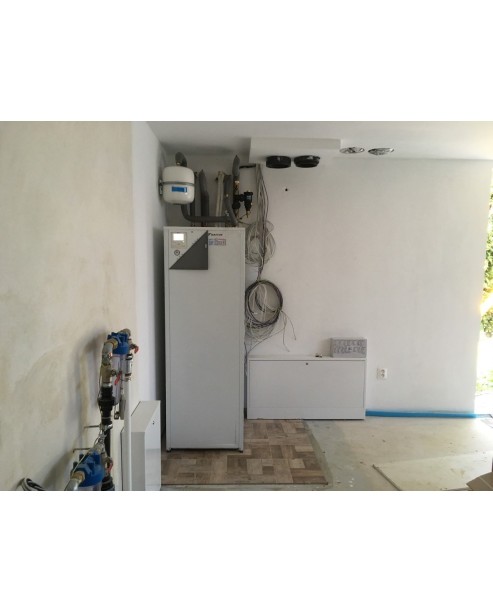 Inštalácia tepelného čerpadla Daikin EHVX, Bytčica, okres Žilina