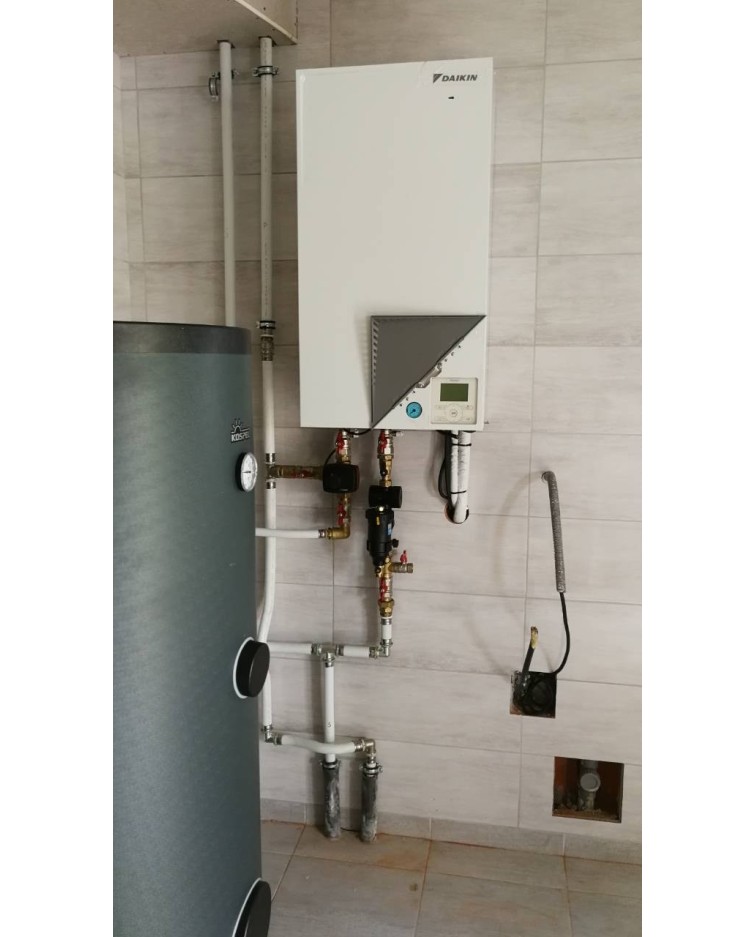 Inštalácia tepelného čerpadla Daikin EHBX, Sihelné - okres Námestovo