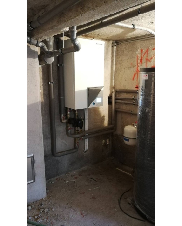 Inštalácia tepelného čerpadla Daikin EHBH, Čičmany
