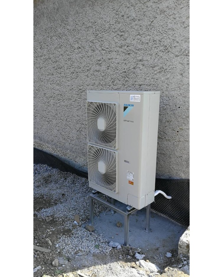 Inštalácia tepelného čerpadla Daikin EHBH, Čičmany