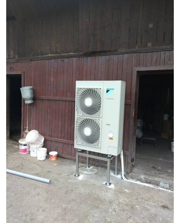 Inštalácia tepelného čerpadla Daikin EHBH, Komjatná