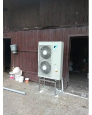 Inštalácia tepelného čerpadla Daikin EHBH, Komjatná