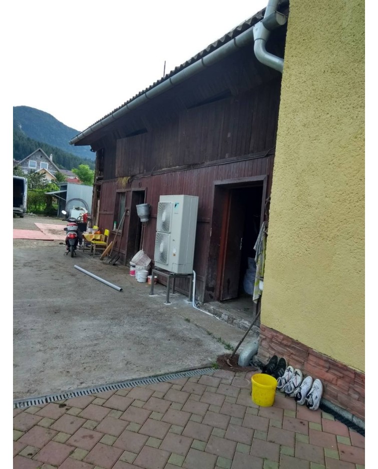 Inštalácia tepelného čerpadla Daikin EHBH, Komjatná