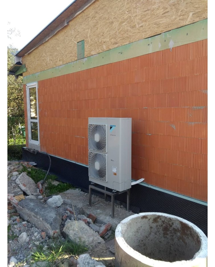 Inštalácia tepelného čerpadla Daikin EHVH, Teplička n.V