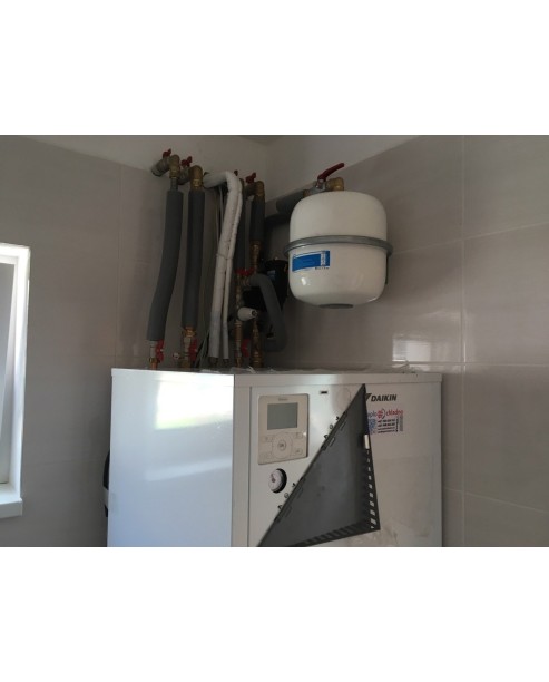 Inštalácia tepelného čerpadla Daikin EHVX, Oščadnica