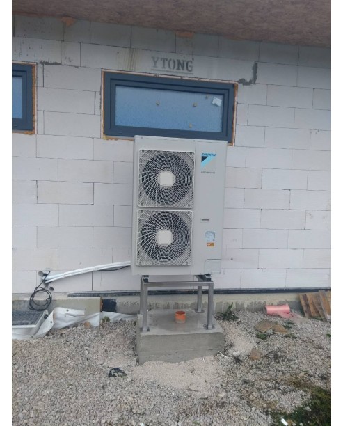 Inštalácia tepelného čerpadla Daikin EHBX, Lietava