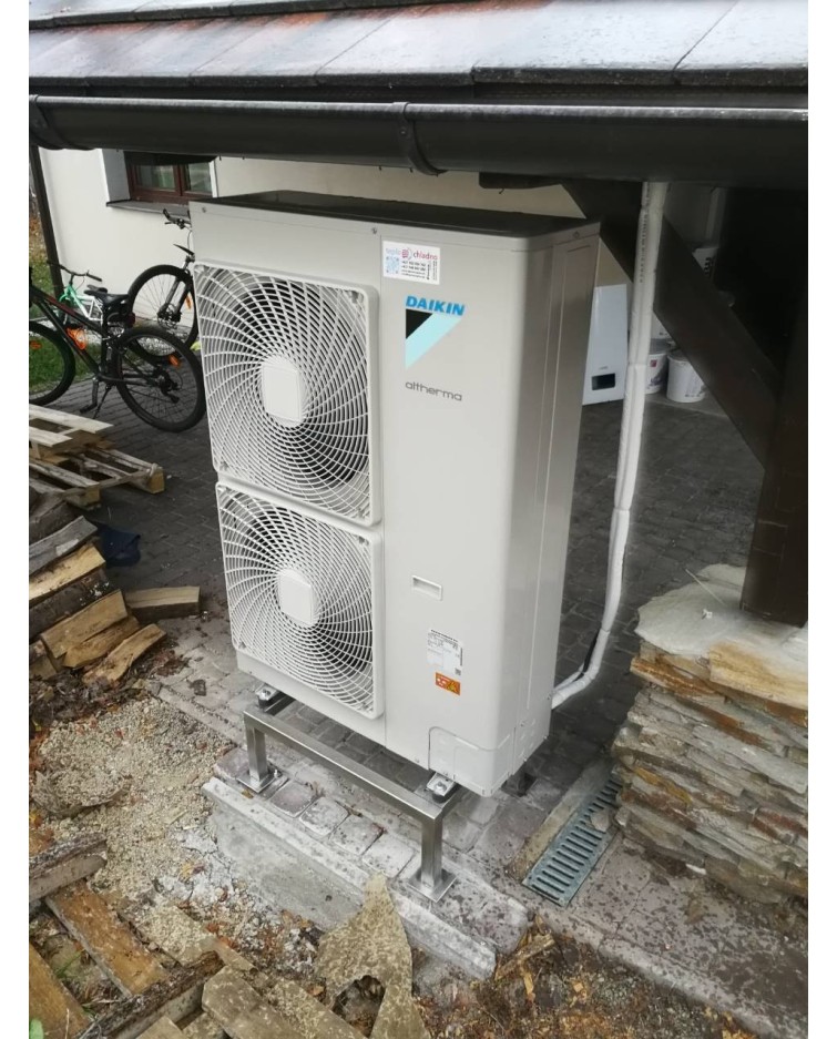 Inštalácia tepelného čerpadla Daikin EHBX, Záborie