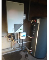 Inštalácia tepelného čerpadla Daikin EHBX, Konská