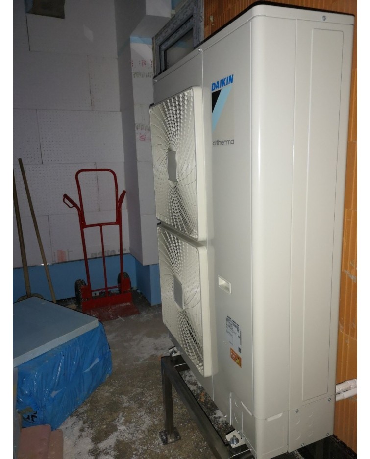 Inštalácia tepelného čerpadla Daikin EHVX, Martin