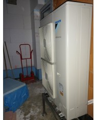 Inštalácia tepelného čerpadla Daikin EHVX, Martin