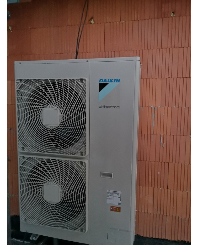 Inštalácia tepelného čerpadla Daikin EHVX, Martin