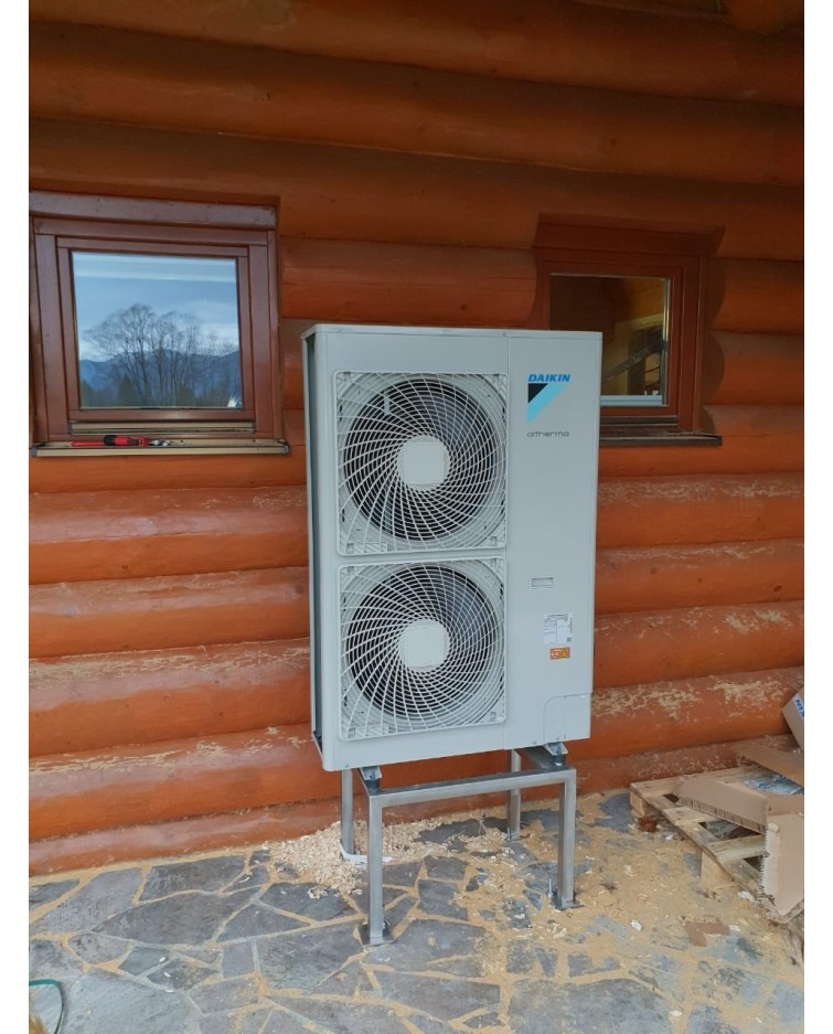 Inštalácia tepelného čerpadla Daikin EHVX, Turčianska Štiavnička