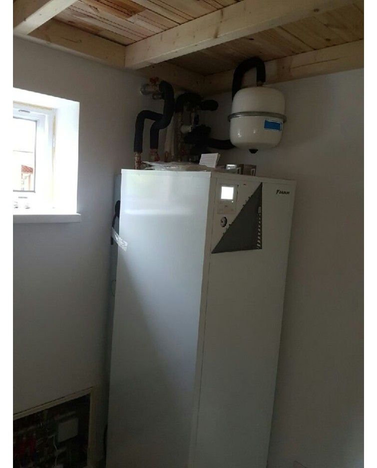 Inštalácia tepelného čerpadla Daikin EHVX, Turčianska Štiavnička