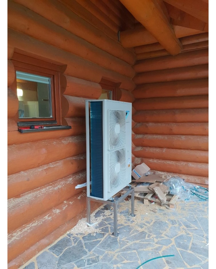 Inštalácia tepelného čerpadla Daikin EHVX, Turčianska Štiavnička