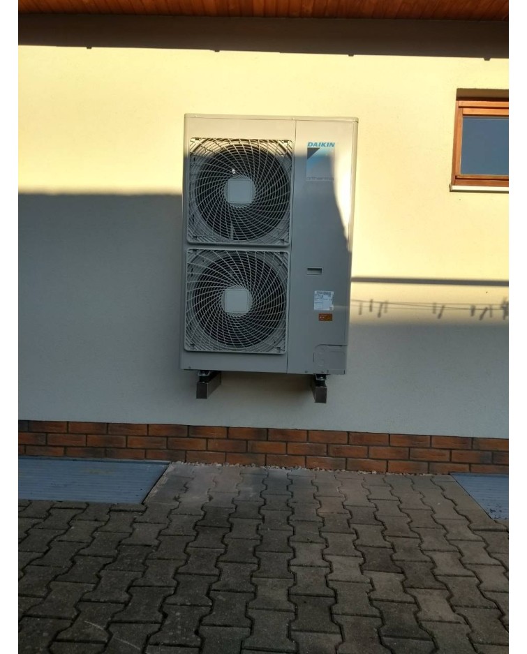 Inštalácia tepelného čerpadla Daikin EHVX, Rabča