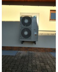 Inštalácia tepelného čerpadla Daikin EHVX, Rabča