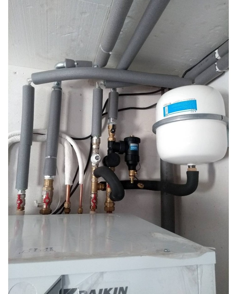 Inštalácia tepelného čerpadla Daikin EHVX, Rabča