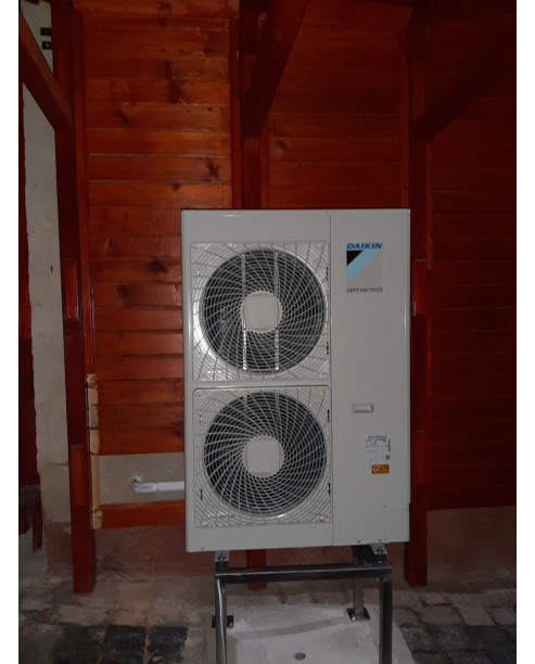 Inštalácia tepelného čerpadla Daikin EHBH, Poniky