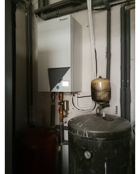 Inštalácia tepelného čerpadla Daikin EHBH, Martin