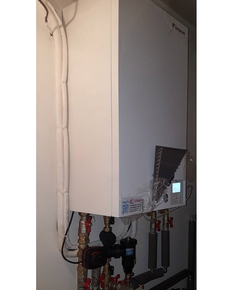 Inštalácia tepelného čerpadla Daikin EHBX, Varín
