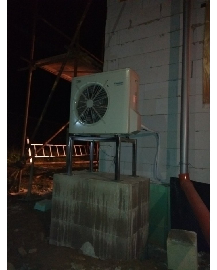 Inštalácia tepelného čerpadla Daikin EHBX, Varín