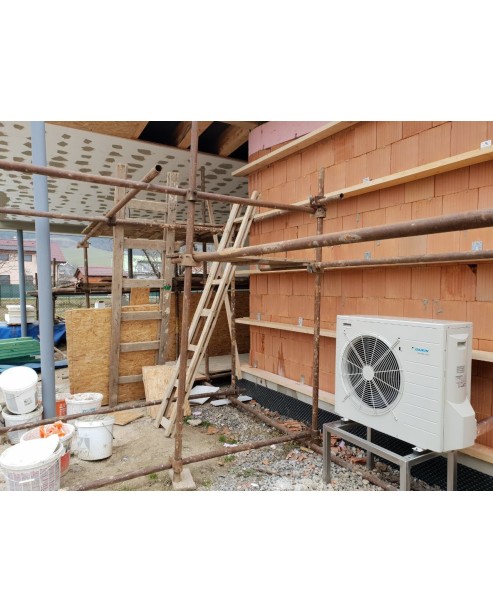 Inštalácia tepelného čerpadla Daikin EHVX, Nededza