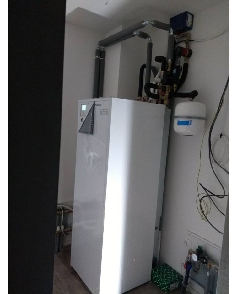 Inštalácia tepelného čerpadla Daikin EHVX, Kláštor pod Znievom