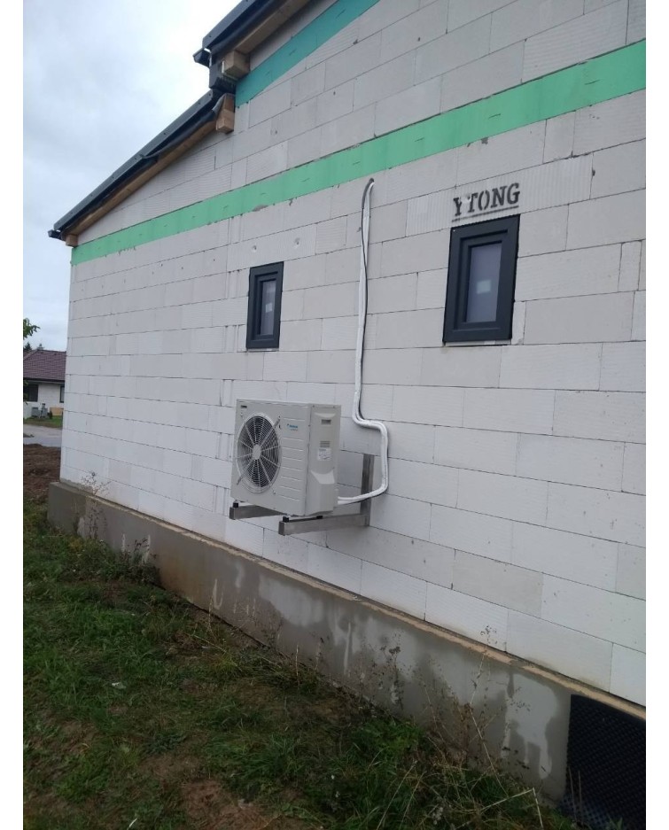 Inštalácia tepelného čerpadla Daikin EHVX, Kláštor pod Znievom