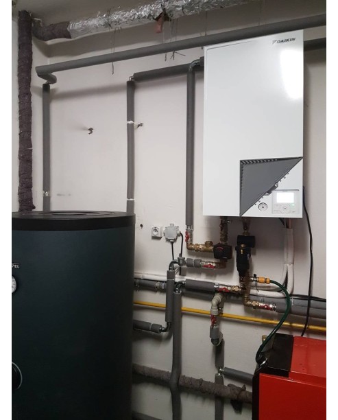 Inštalácia tepelného čerpadla Daikin EHBH, Terchová