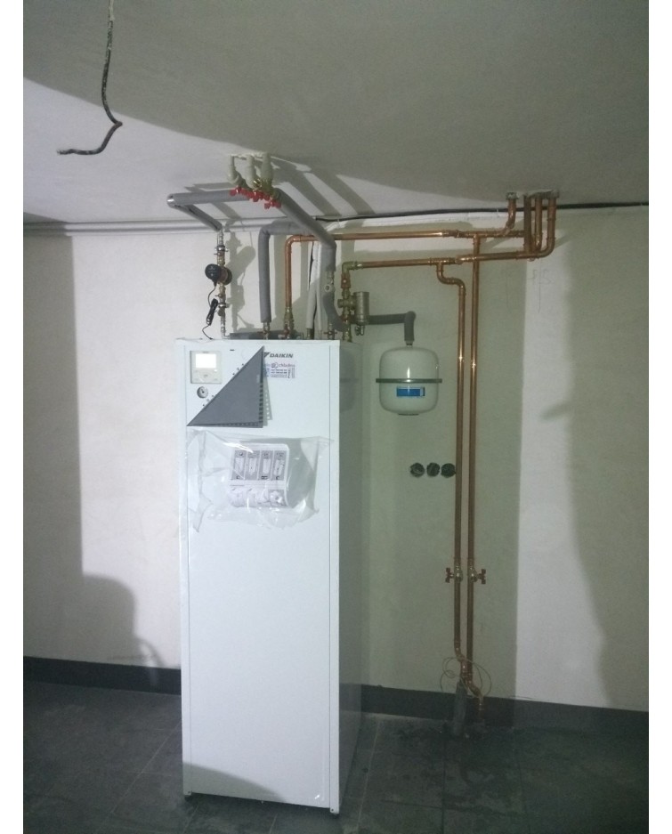 Inštalácia tepelného čerpadla Daikin EHVX, Vasiľov