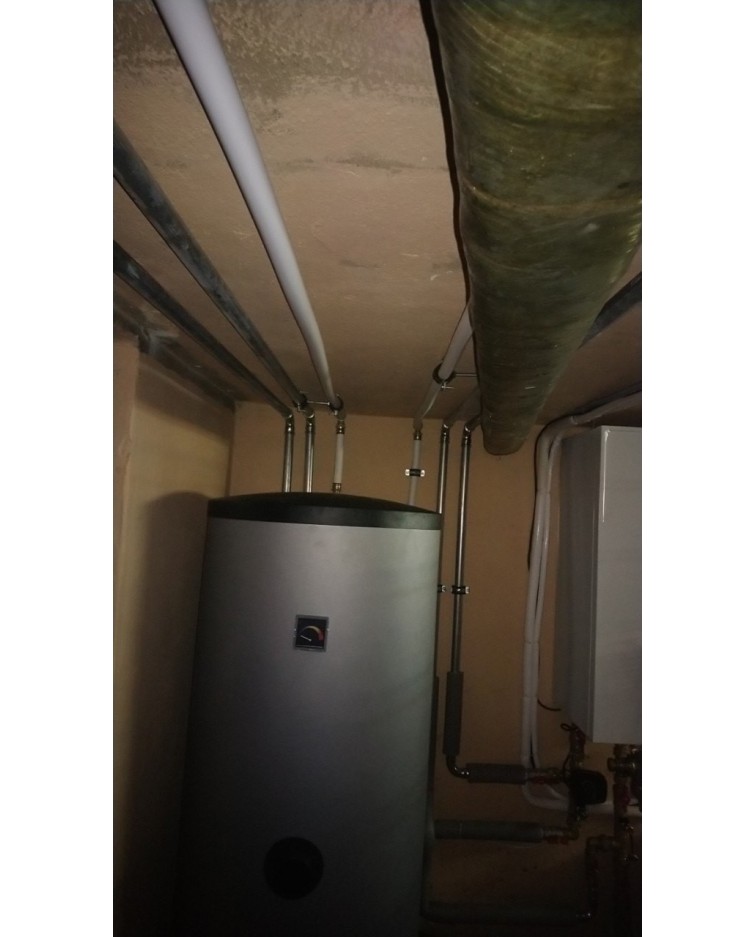 Inštalácia tepelného čerpadla Daikin EHBH, Korňa