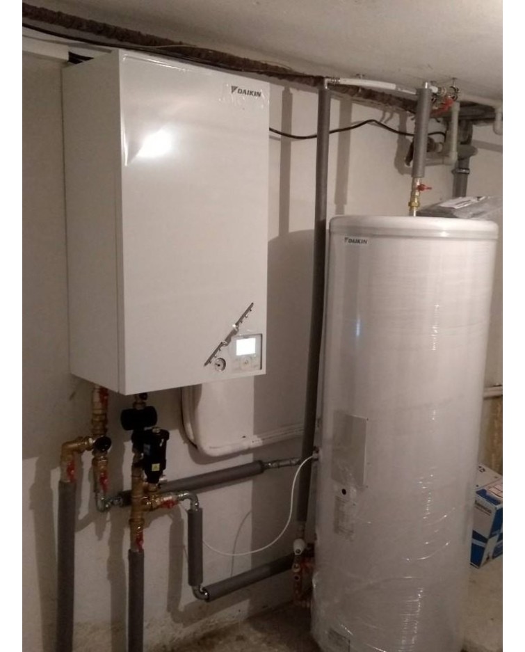 Inštalácia tepelného čerpadla Daikin EHBX, Hrabové
