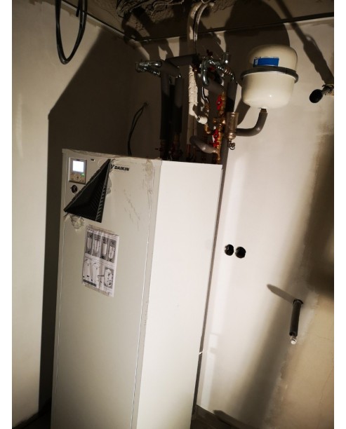 Inštalácia tepelného čerpadla Daikin EHVX, Dolný Moštenec