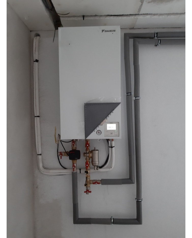 Inštalácia tepelného čerpadla Daikin EHBX, Višňové