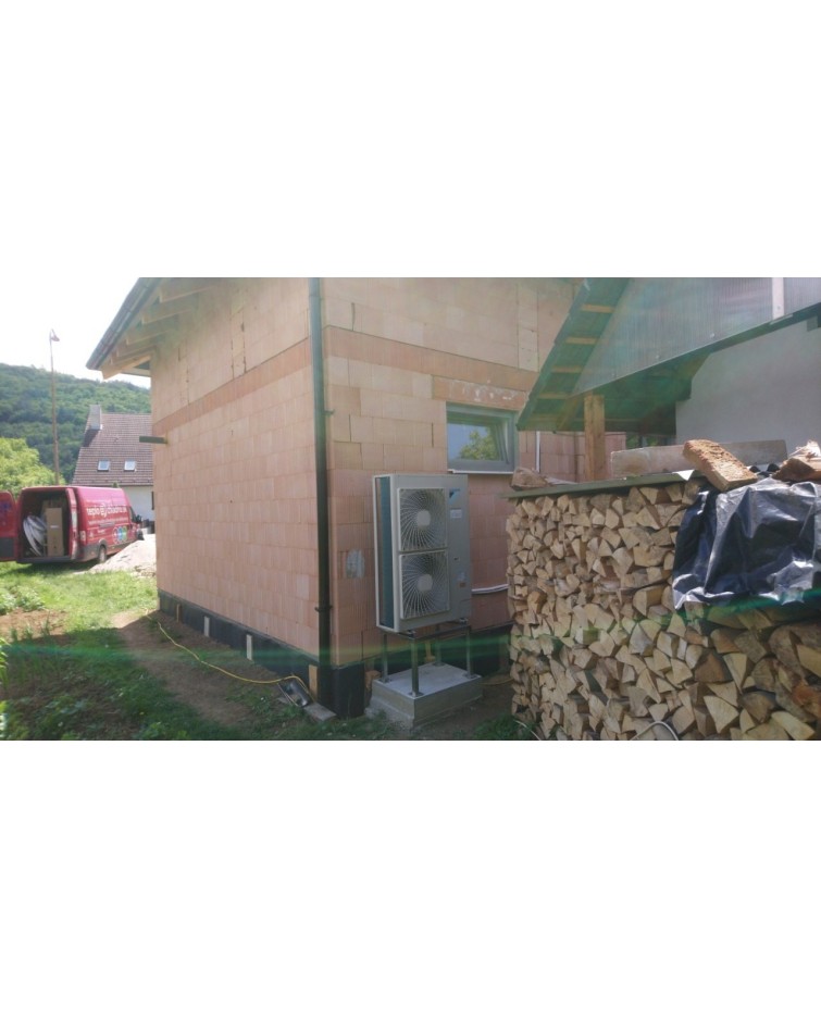 Inštalácia tepelného čerpadla Daikin EHVX, Bzince pod Javorinou