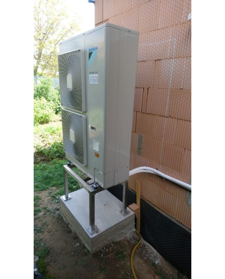 Inštalácia tepelného čerpadla Daikin EHVX, Bzince pod Javorinou
