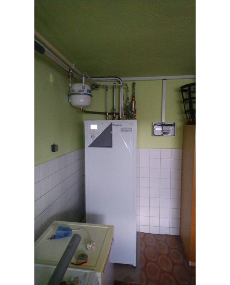 Inštalácia tepelného čerpadla Daikin EHVX, Korňa