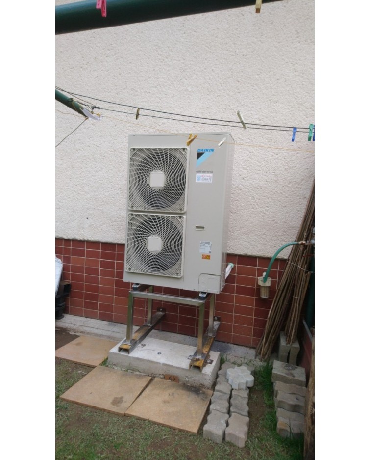 Inštalácia tepelného čerpadla Daikin EHVX, Korňa