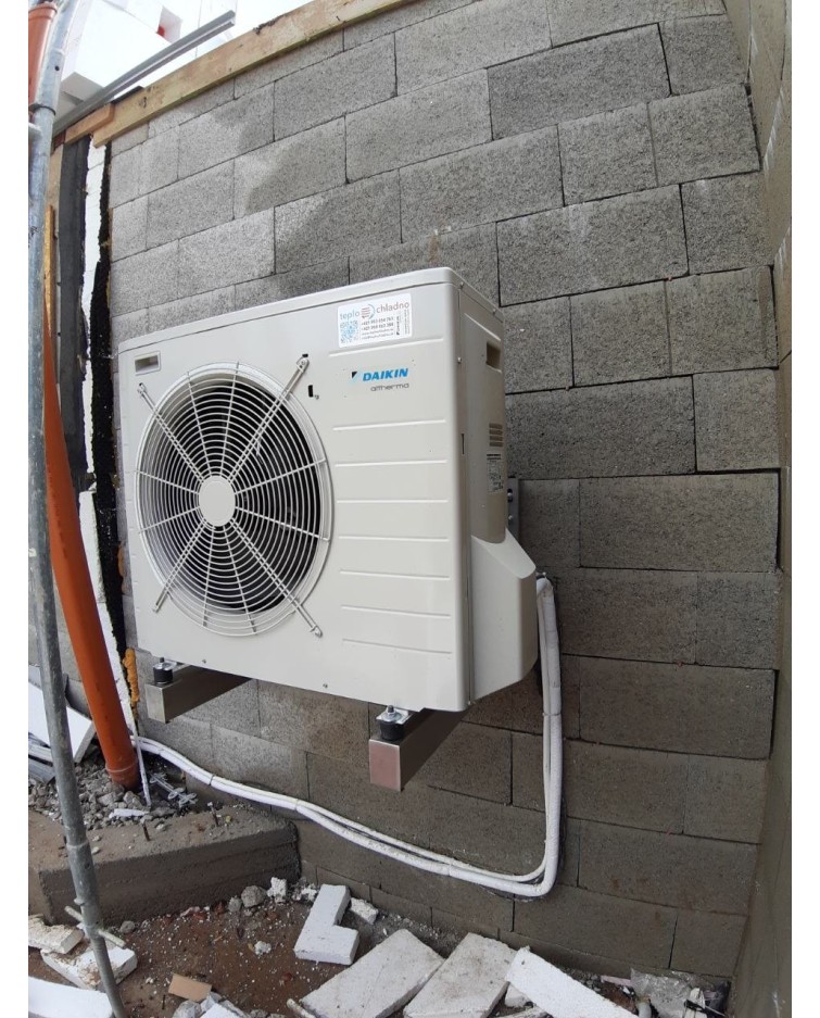 Inštalácia tepelného čerpadla Daikin EHVX, Žilinská Lehota