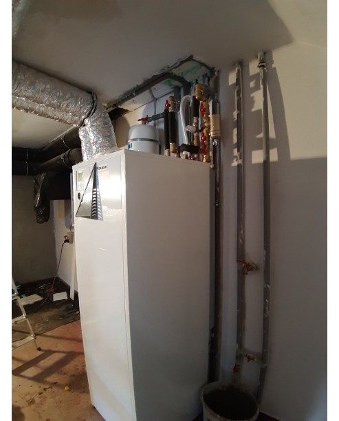 Inštalácia tepelného čerpadla Daikin EHVX, Žilinská Lehota