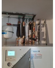Inštalácia tepelného čerpadla Daikin EHVX, Žilinská Lehota