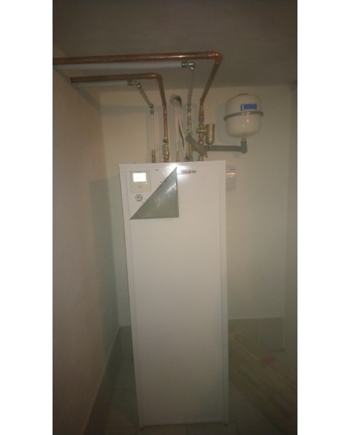 Inštalácia tepelného čerpadla Daikin EHVX, Klin