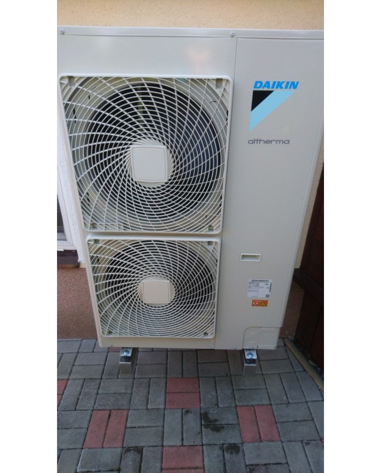 Inštalácia tepelného čerpadla Daikin EHVX, Klin